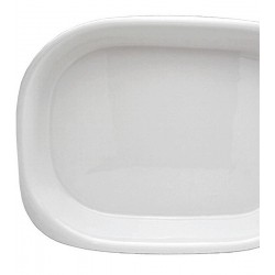 Forma 36,5cm Comprimento por 27cm 3 Litros Refratário Funda Porcelana Germer